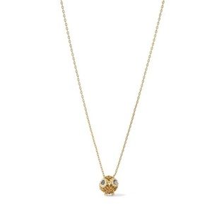 Gold Glitz Fossil Owl Necklace